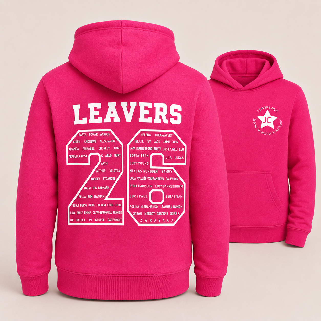Youth personalised Leavers Hoodie